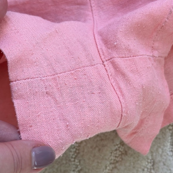 SZ M JCREW LINEN SHORTS - Picture 5 of 5